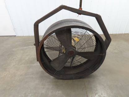 36" Aluminum Propeller Fan Swivel Yoke 2 HP 230/460V 3Ph Baldor Motor 1175 RPM