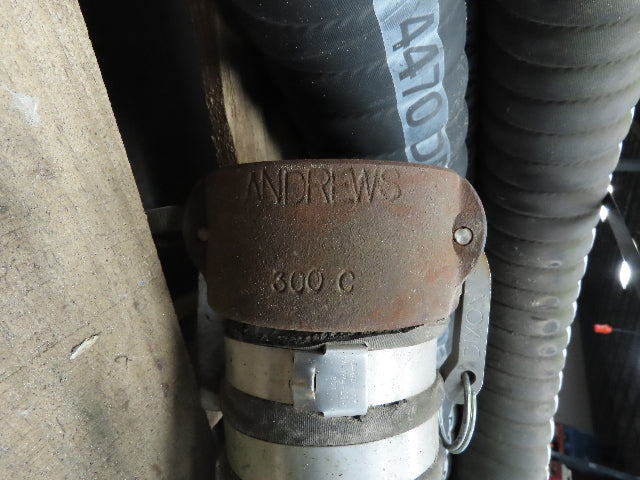 Jason 4470 Dry Bulk Material Suction Hose 3" ID x 50' Gum Rubber 75 PSI