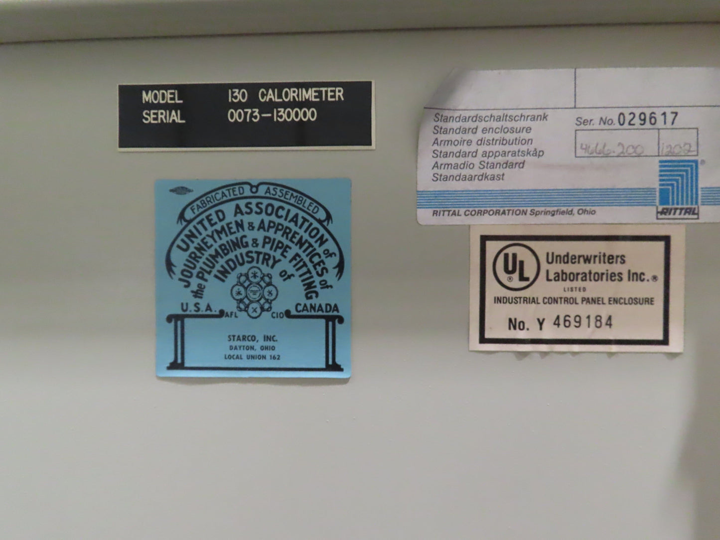 Starco Model 130 Commercial HVAC AC Hermetic Compressor Tester Calorimeter