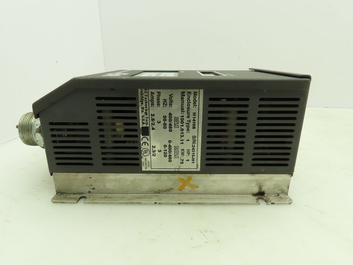 AC Tech M1410B Intelligent AC Drive M1410B 1HP 3PH 400/480V 2.8A 0.75KW