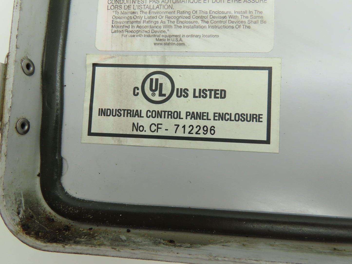 Robroy J1210HLL Stahlin Fiberglass Wall Mounted Enclosure 12"H 10"W 5"D