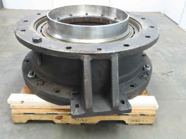 Final Drive Gear Bearing 34" OD 2" Roller Ball Tooth Gear Turn Table Base Drive