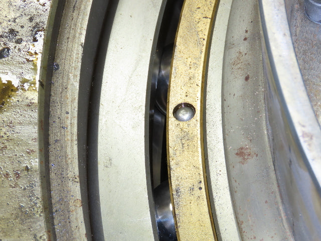 Final Drive Gear Bearing 34" OD 2" Roller Ball Tooth Gear Turn Table Base Drive
