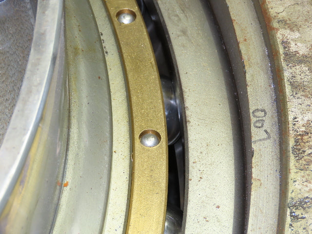Final Drive Gear Bearing 34" OD 2" Roller Ball Tooth Gear Turn Table Base Drive