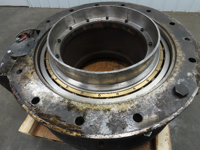 Final Drive Gear Bearing 34" OD 2" Roller Ball Tooth Gear Turn Table Base Drive