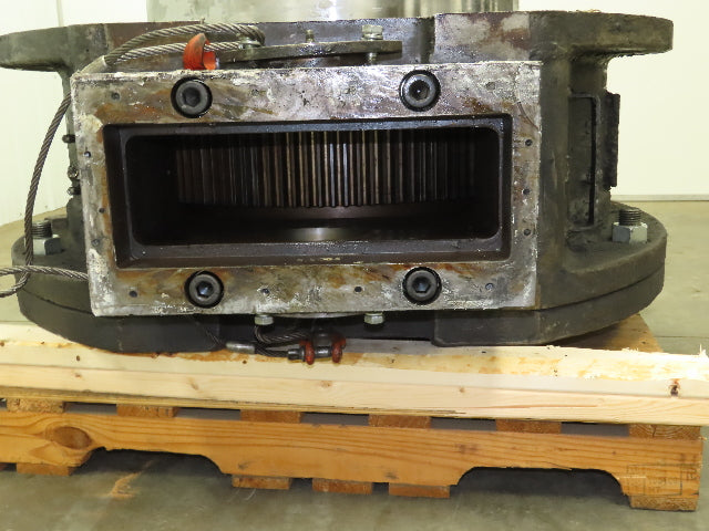 Final Drive Gear Bearing 34" OD 2" Roller Ball Tooth Gear Turn Table Base Drive