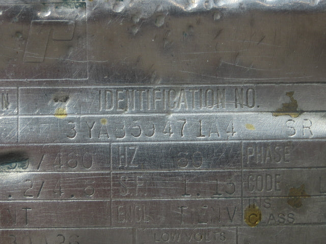 Reliance Vibratory Shaker Motor 3Hp 1740 RPM 230/460V 3PH 215TCZ Dual Shaft