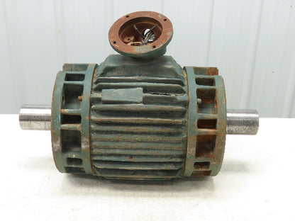 Reliance Vibratory Shaker Motor 3Hp 1740 RPM 230/460V 3PH 215TCZ Dual Shaft