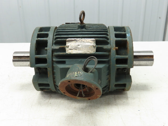 Reliance Vibratory Shaker Motor 3Hp 1740 RPM 230/460V 3PH 215TCZ Dual Shaft