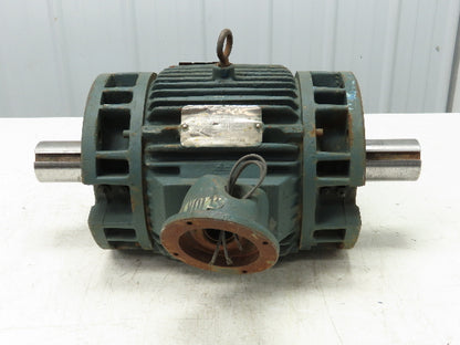 Reliance Vibratory Shaker Motor 3Hp 1740 RPM 230/460V 3PH 215TCZ Dual Shaft
