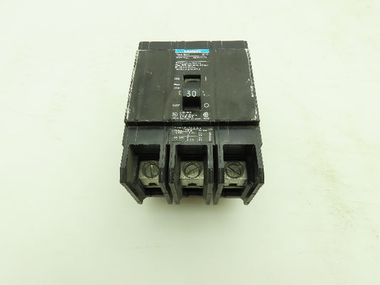 Siemens BQD330 Circuit Breaker 30A 3 Pole 480Y/277V AC