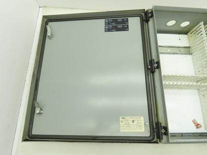 Saginaw SCE-1614ELJ Control Panel Enclosure 16"H 14"W 6"D With Backplate