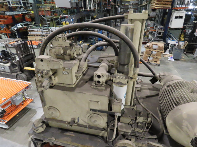 Birch 20 Ton 4-Post Vertical Hydraulic Die Casting Trim Press 25Hp 460V