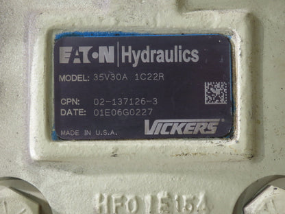 Birch 20 Ton 4-Post Vertical Hydraulic Die Casting Trim Press 25Hp 460V