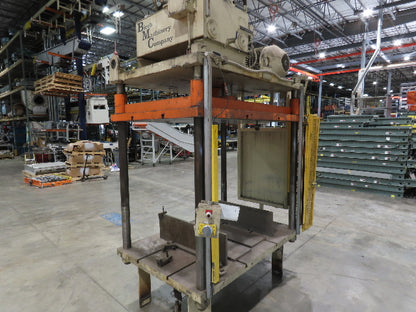Birch 20 Ton 4-Post Vertical Hydraulic Die Casting Trim Press 25Hp 460V