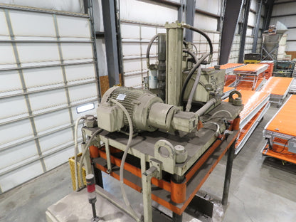 Birch 20 Ton 4-Post Vertical Hydraulic Die Casting Trim Press 25Hp 460V