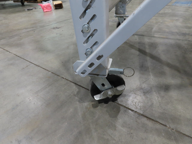 Roach 48"x 13' 3" Powered Roller Decline Conveyor 130VDC O-Ring Belt Drive