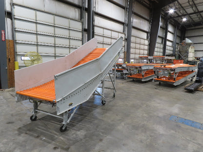 Roach 48"x 13' 3" Powered Roller Decline Conveyor 130VDC O-Ring Belt Drive