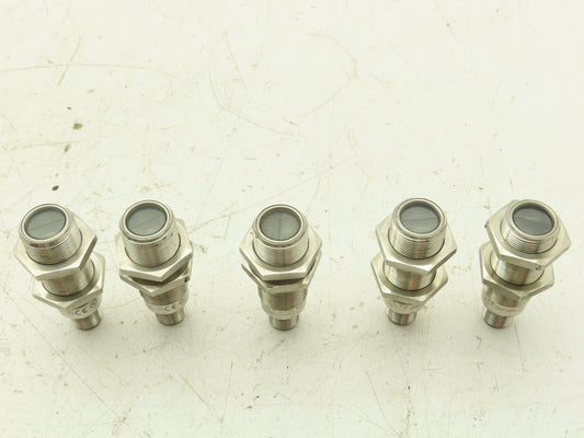 IFM electrontic OGP200 Proximity Switch Sensor 10-36VDC M12 4 Pin Lot Of 5