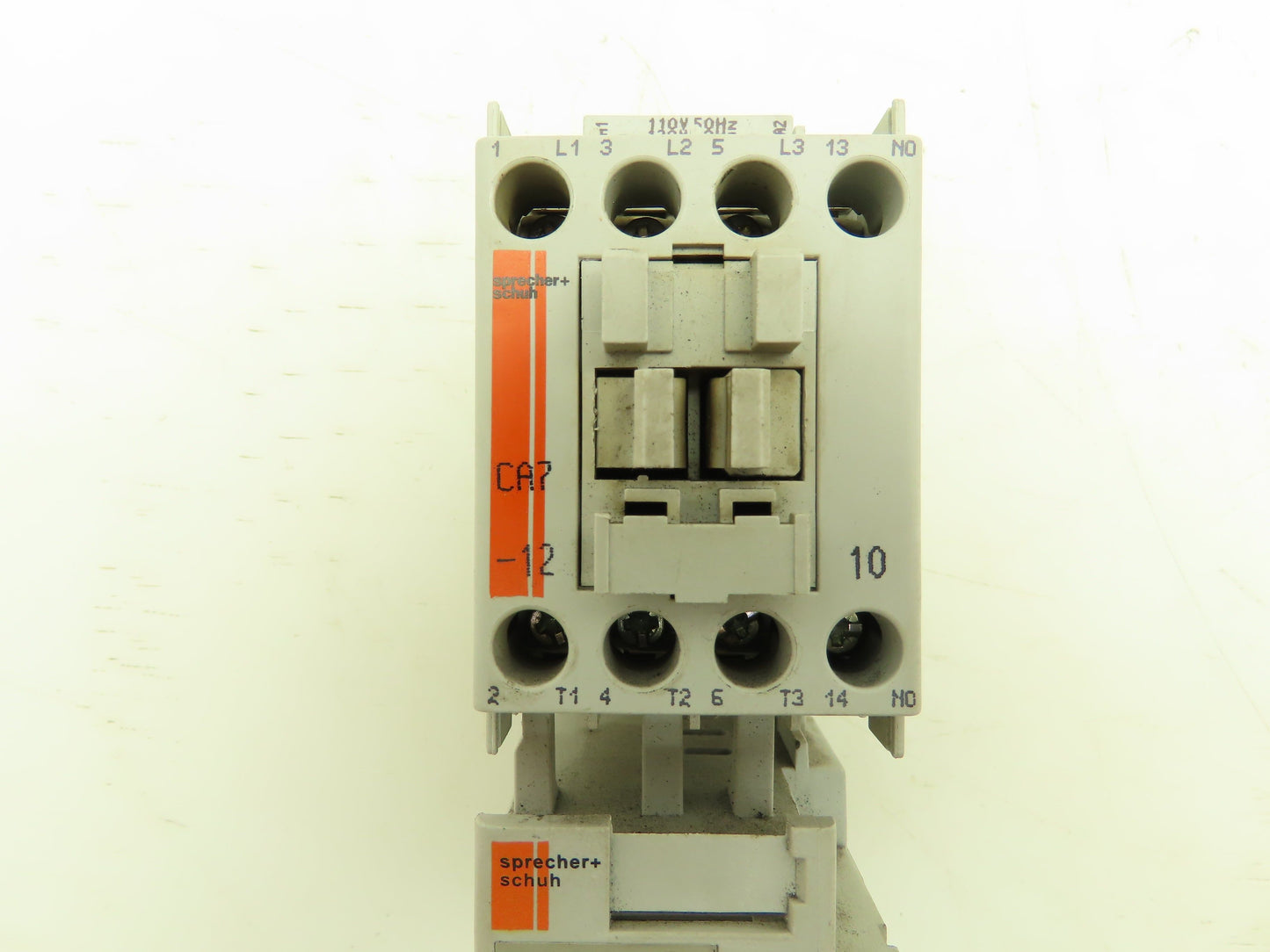 Sprecher Schuh CT7N-23-B40 Motor Starter Overload 2.9-4A Trip 600V 3Ph 120V Coil