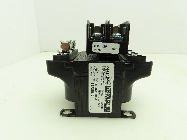 Micron B050-2000-8 Control Transformer 50VA 240/480V Input 120V Output