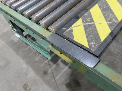 34" Safety Step for Roller Conveyor Steel Flush Mount 8"x 31" BF  Lot of 38