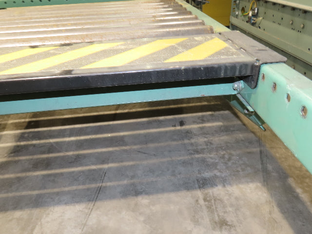 34" Safety Step for Roller Conveyor Steel Flush Mount 8"x 31" BF  Lot of 38