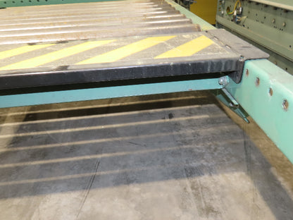 34" Safety Step for Roller Conveyor Steel Flush Mount 8"x 31" BF  Lot of 38
