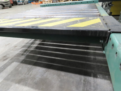 34" Safety Step for Roller Conveyor Steel Flush Mount 8"x 31" BF  Lot of 38