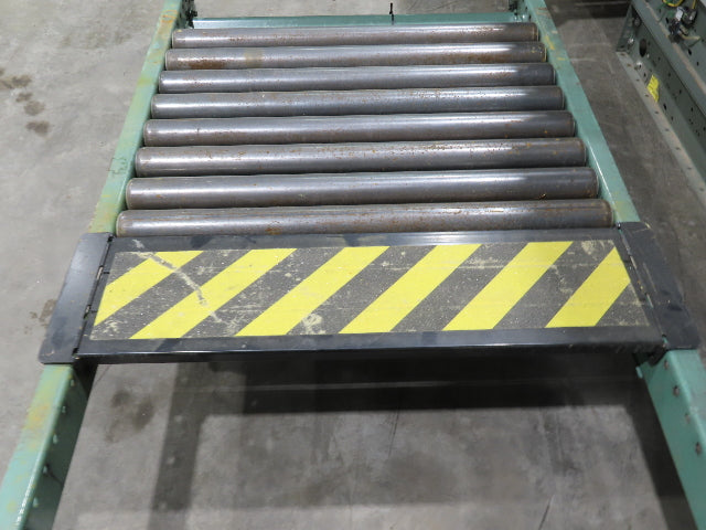 34" Safety Step for Roller Conveyor Steel Flush Mount 8"x 31" BF  Lot of 38