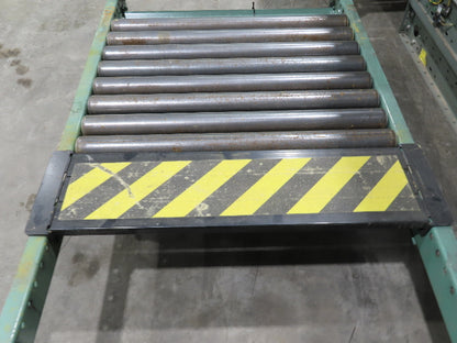 34" Safety Step for Roller Conveyor Steel Flush Mount 8"x 31" BF  Lot of 38