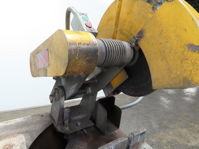 Everett 16-MIT Cut Off Abrasive Metal Saw 16" Blade Exhaust Blower 10Hp 3210RPM