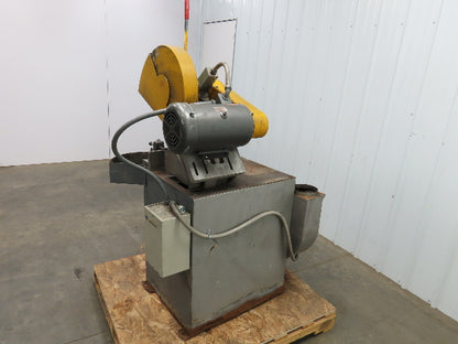 Everett 16-MIT Cut Off Abrasive Metal Saw 16" Blade Exhaust Blower 10Hp 3210RPM