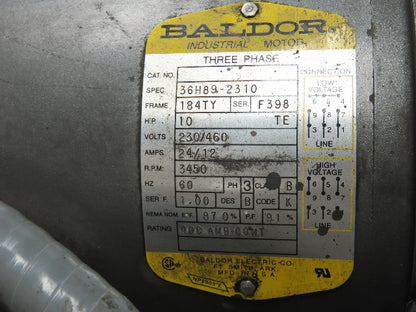 Everett 16-MIT Cut Off Abrasive Metal Saw 16" Blade Exhaust Blower 10Hp 3210RPM