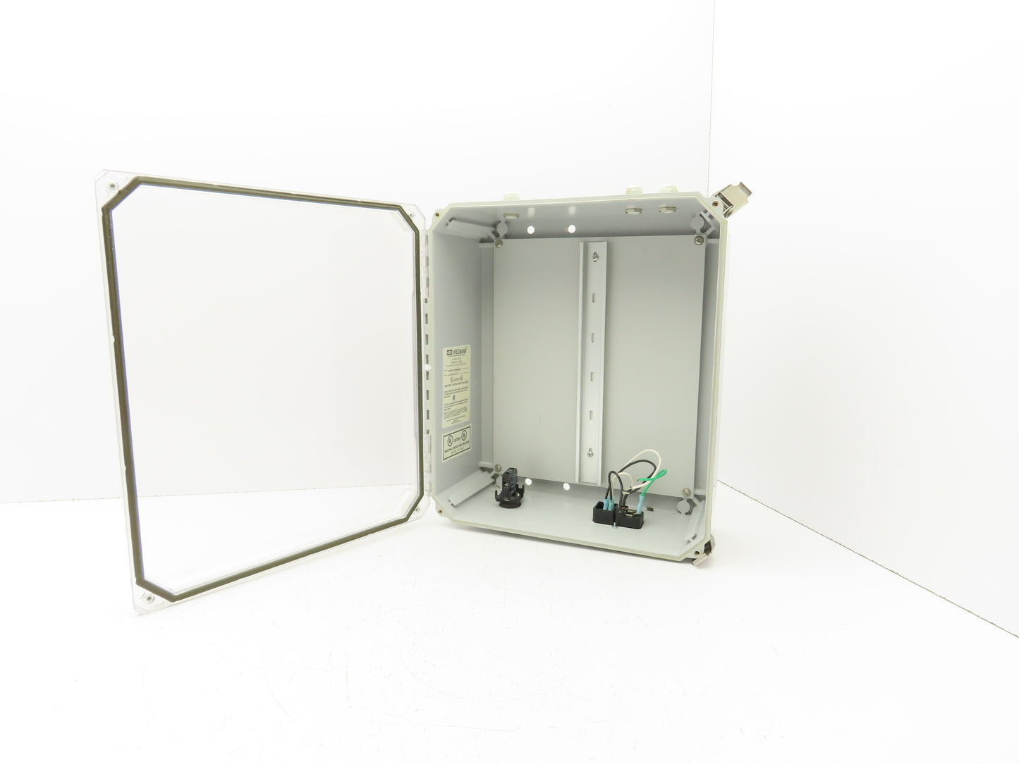 Wiegmann HW-CC141206CHQR Electrical Enclosure Control Panel 14x12x6" Clear Cover