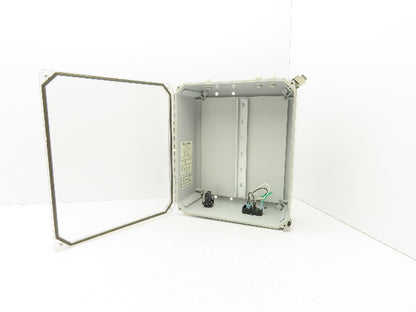 Wiegmann HW-CC141206CHQR Electrical Enclosure Control Panel 14x12x6" Clear Cover