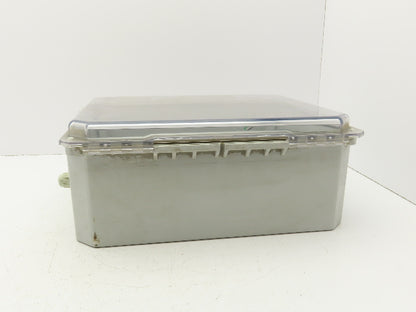 Wiegmann HW-CC141206CHQR Electrical Enclosure Control Panel 14x12x6" Clear Cover