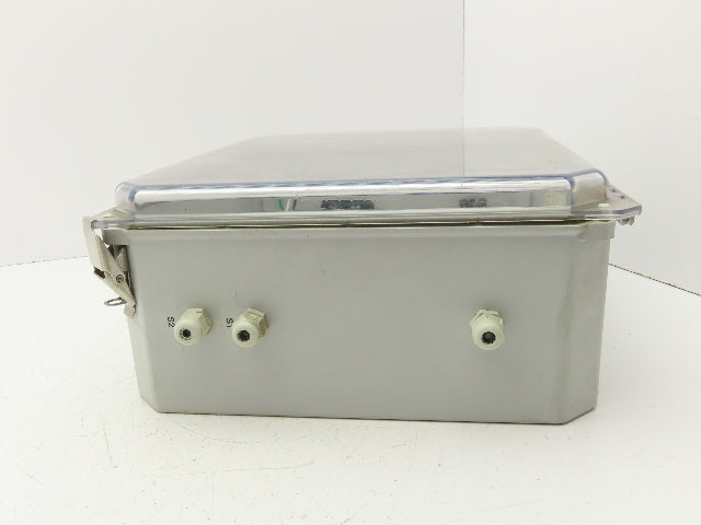 Wiegmann HW-CC141206CHQR Electrical Enclosure Control Panel 14x12x6" Clear Cover