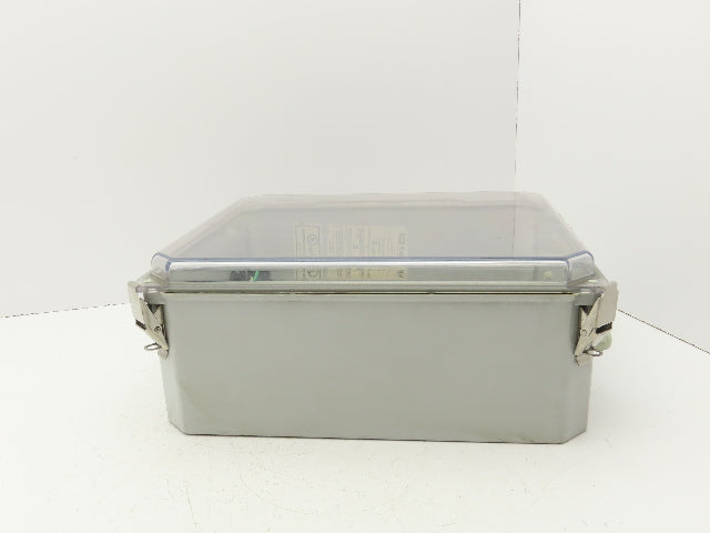 Wiegmann HW-CC141206CHQR Electrical Enclosure Control Panel 14x12x6" Clear Cover