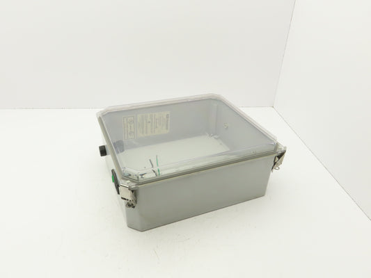 Wiegmann HW-CC141206CHQR Electrical Enclosure Control Panel 14x12x6" Clear Cover