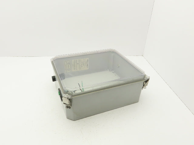 Wiegmann HW-CC141206CHQR Electrical Enclosure Control Panel 14x12x6" Clear Cover