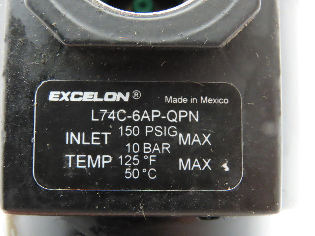 Norgren L74C-6AP-QPN Lubricator Pneumatic Filter 3/4"NPT 150PSIG 10 Bar
