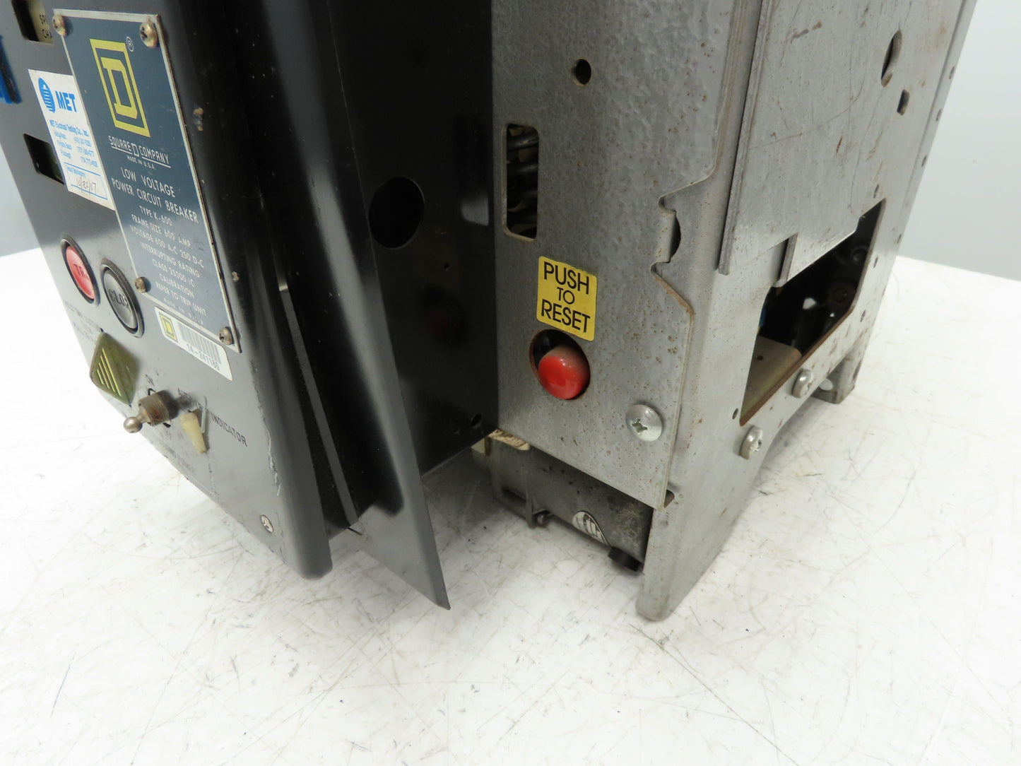 Square D K-600 Low Voltage Power Circuit Breaker 600A 600V Carriere FB600ER RMS