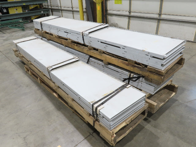 Roach 1096MC Incline Roller Conveyor Side Guard Rail Skirting 18"x 54'