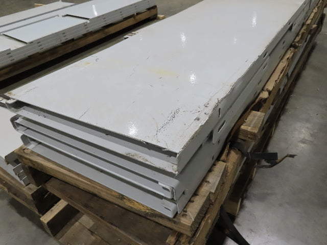 Roach 1096MC Incline Roller Conveyor Side Guard Rail Skirting 18"x 54'