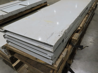 Roach 1096MC Incline Roller Conveyor Side Guard Rail Skirting 18"x 54'