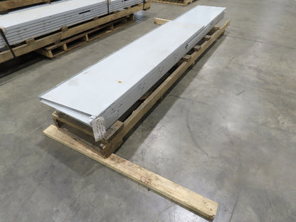 Roach 1096MC Incline Roller Conveyor Side Guard Rail Skirting 18"x 54'