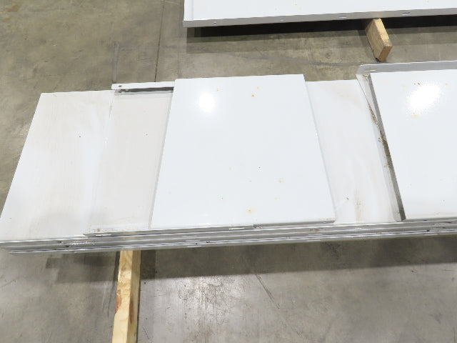 Roach 1096MC Incline Roller Conveyor Side Guard Rail Skirting 18"x 54'