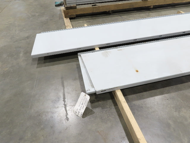 Roach 1096MC Incline Roller Conveyor Side Guard Rail Skirting 18"x 54'