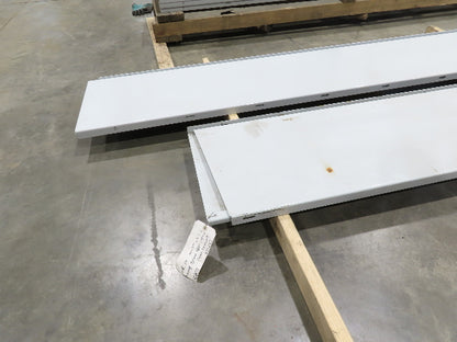 Roach 1096MC Incline Roller Conveyor Side Guard Rail Skirting 18"x 54'